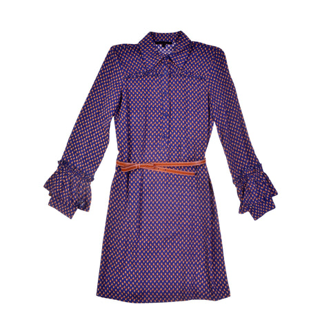 Purple Dress With Belt